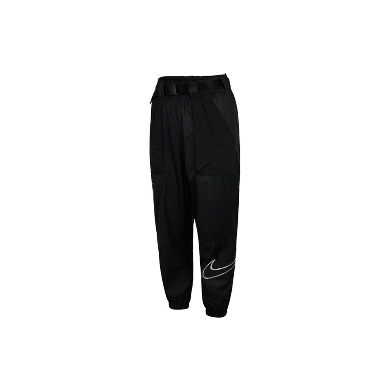 Nike Sportswear Black Swoosh Woven Cargo Pants Women s DJ8997-010 XL