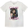 Cyndi Lauper T-Shirt: Singing (White) OFFICIAL NEW