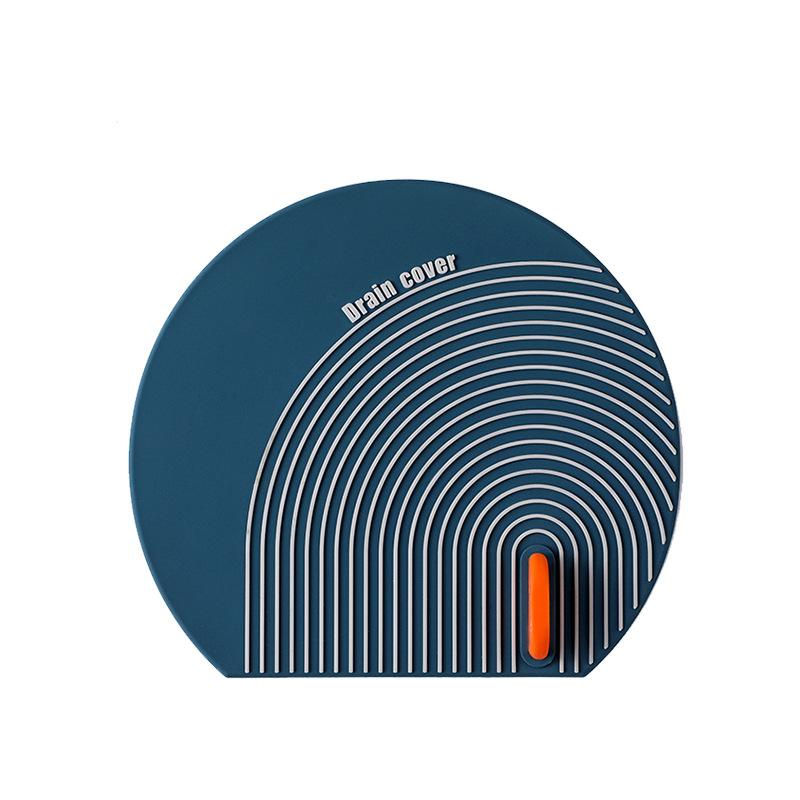 Floor Drain Cover, Kitchen Sewer Floor Drain Deodorizer, Bathroom Silicone Odor Isolation Pad, Kitchen and Bathroom Floor Mat