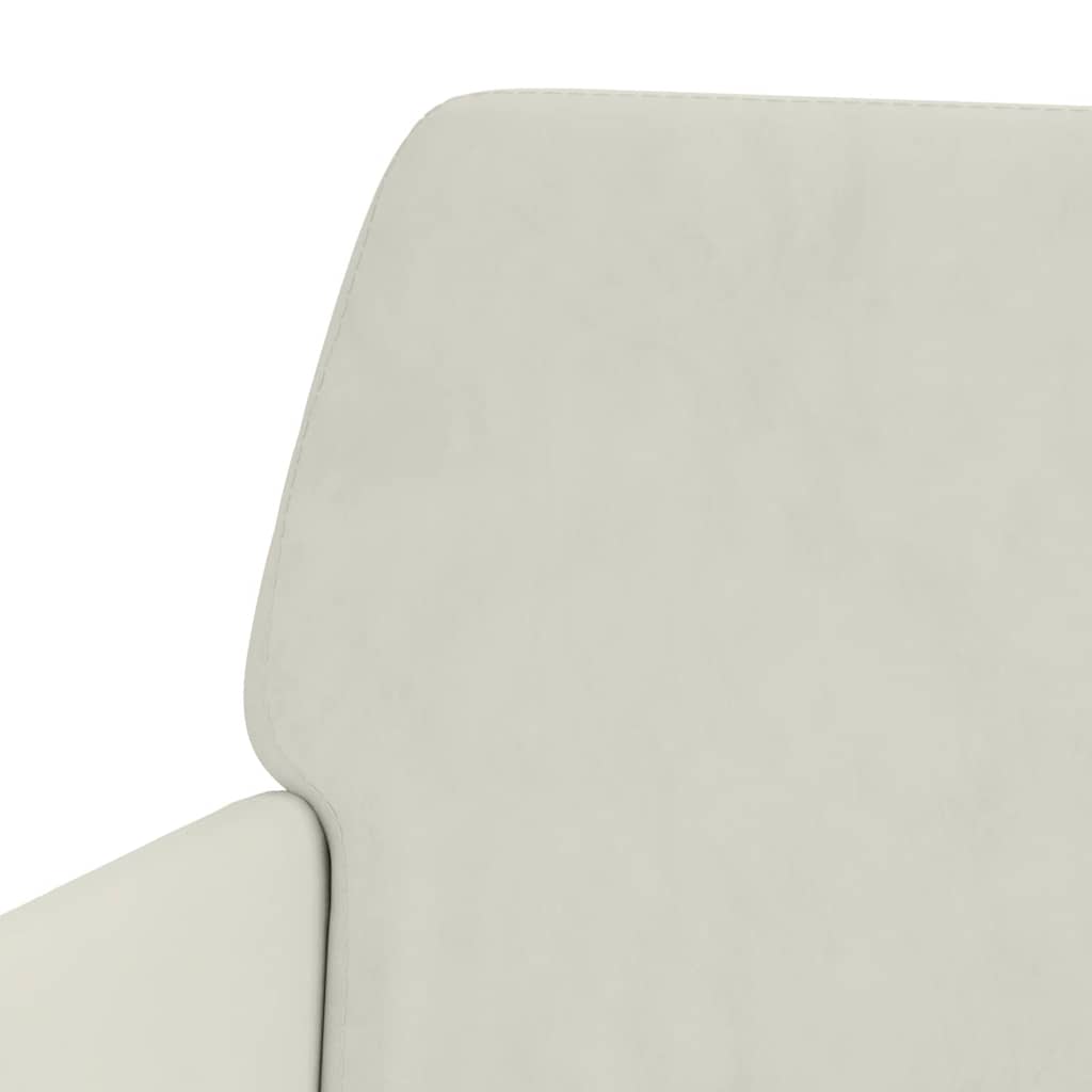 Cream Velvet Armchair 62 x 79 x 79 cm