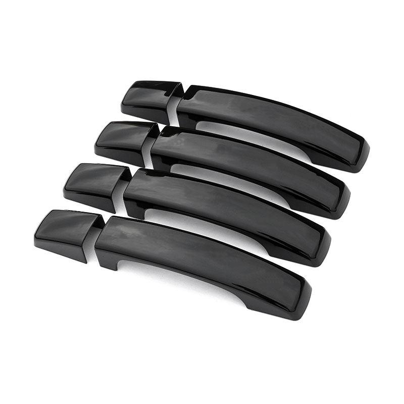 For Land Rover Range Rover Sport Discovery 4 LR4 Freelander 2 Car Exterior Door Handle Pull Cover Glossy Black Trim Accessories TYPE A