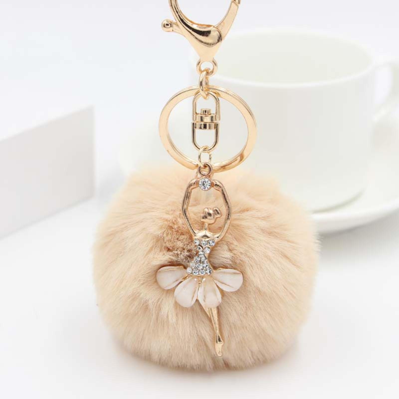 Брелок-помпон Шарм для сумки Искусственный DIY Брелок-помпон Аксессуар One Size