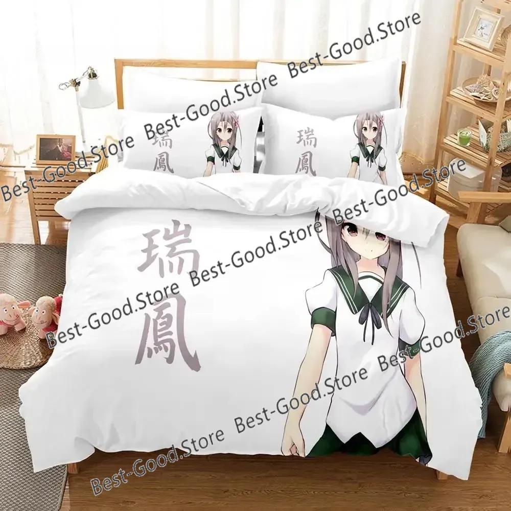 Zuihou (Kancolle) Bedding Set Single Twin Full Queen King Size Bed Set Aldult Kid Bedroom Duvet cover Sets Print bed sheet set