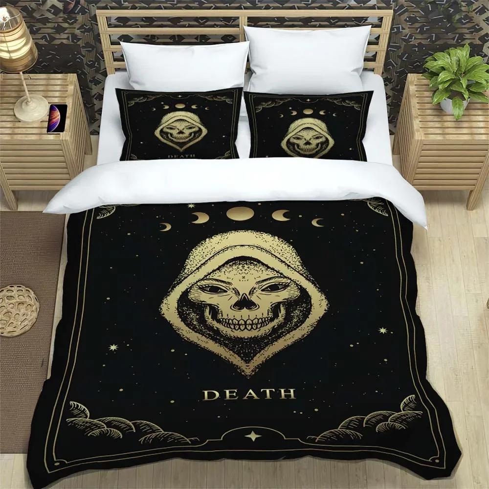 Mysteriöses Retro-Universum 3D-gedruckte Bettwäsche Queen-Bettwäscheset Kundenspezifisches King-Size-Bettwäscheset Weich und bequem