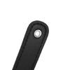 Unique Black Accordion Bellow Strap with Reinforced Edges and Secure Fastening System Suitable for Offering Durability