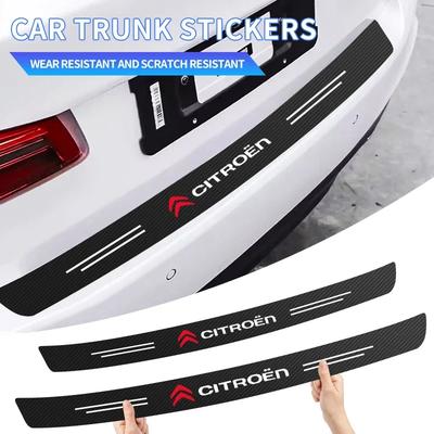 Car Trunk Guard Plate Protector Decoration Film Sticker For C4 Picasso Grand Picasso C1 C2 C3 C5 Aircross Auto Accessory