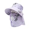 Summer Outdoor Sports Sun Hat Detachable Dome Sunshade Pastoral Style Tea Cap