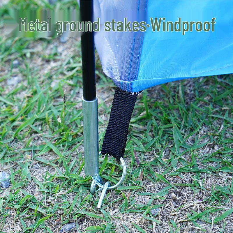 8-Person Large Tunnel Tent: Waterproof Sunshade for Camping