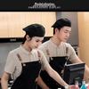 Waterproof Cross-Back Canvas Apron: Oil-Proof, Dirt-Resistant Kitchen & Catering Workwear