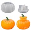 3D Jar Storage Bottle Silicone Resin Mold with Lid Pumpkin Storage Box Mould Epoxy Casting Resin Mold DIY Jewelry Making