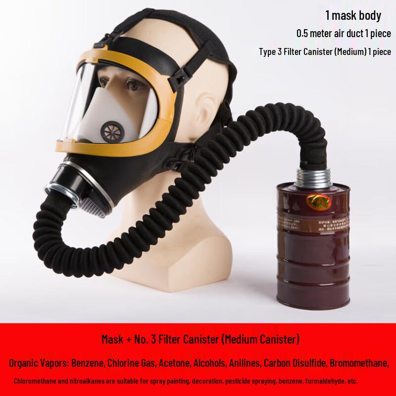 Lieve Silicone Full-Face Gas Mask Size 1