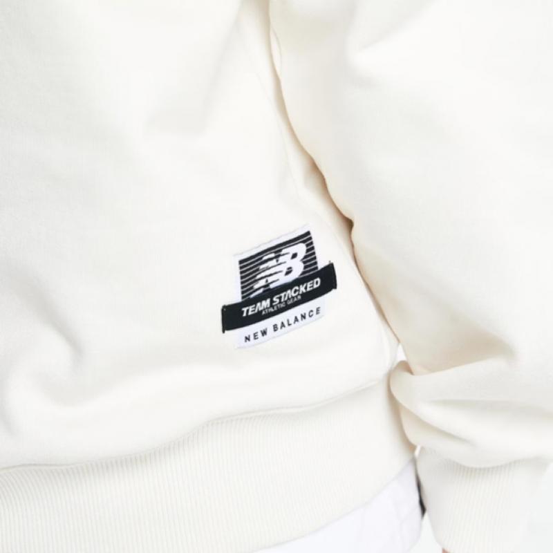 New Balance Half Club New Balance New Balance Common Team Stacked Brushed Half Zip Up