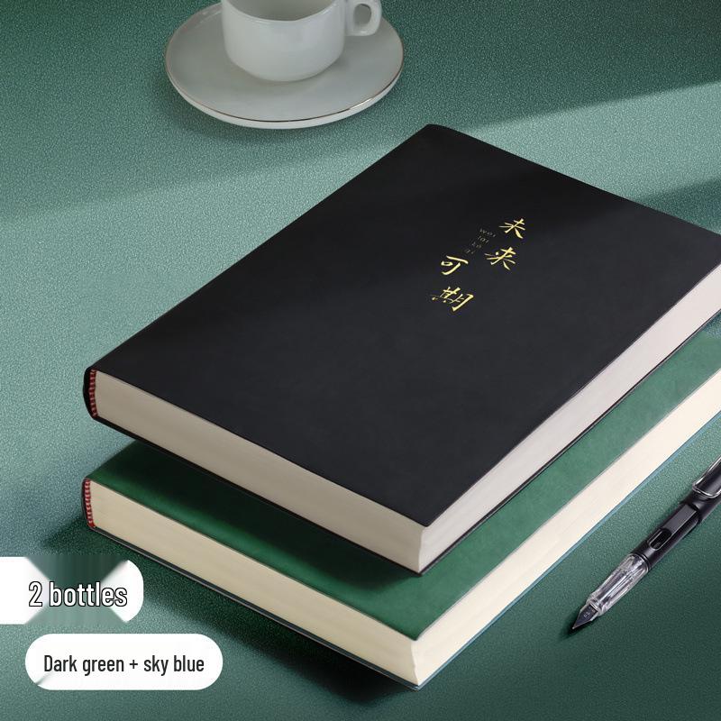 Extra Thick Leather Notebook for Postgraduate Exams – Large and Durable