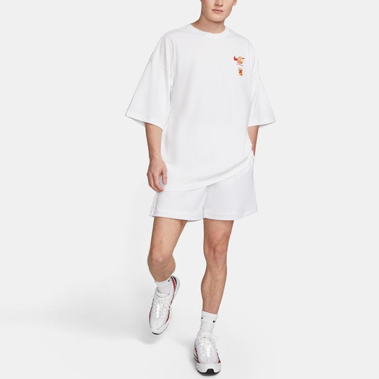 New Nike T Shirts Men White FB9808-100
