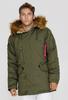 Alpha Industries Man Explorer Winter Jacket Dark Green