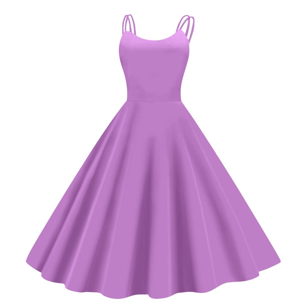 Mote for barn avslappet sexy off-shoulder punk retro kjole