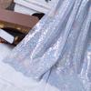 Width 130x50cm Sequin Fabric Sparkly Rose Gold Silver Glitter Fabric For Clothes Stage Party Wedding DIY Decoration