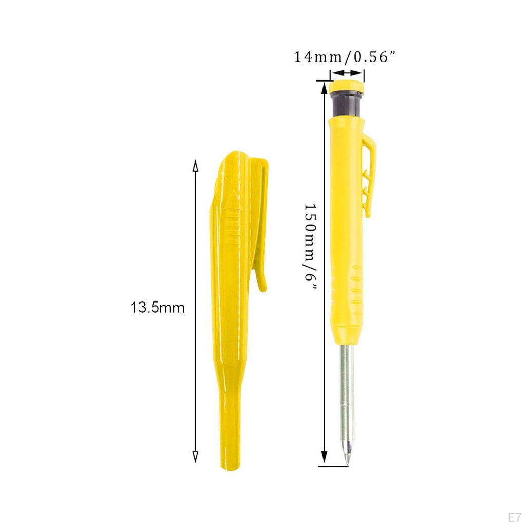 Carpenter Pencil Deep Hole Marker Hardware Drafting Mechanical Woodworking Marking Tool for