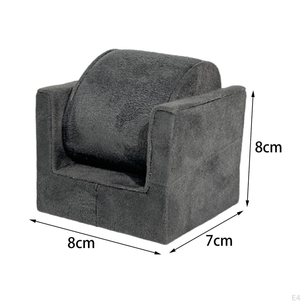 Display Stand for Watch, Velvet Holder Jewelry, Organizer Timepiece