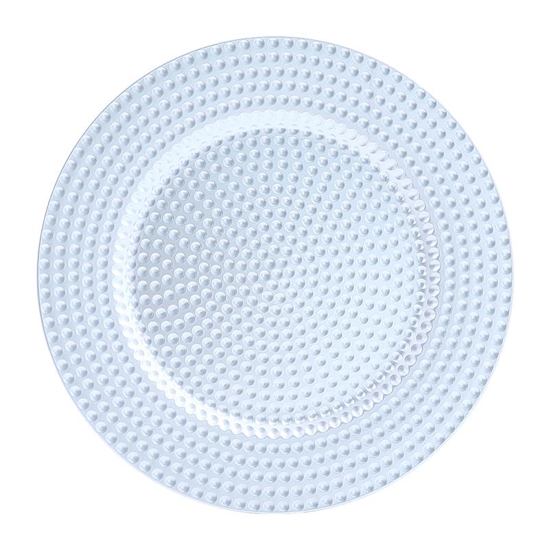 6/12 Stück, 12,9 Zoll, Wiederverwendbare Platzteller, Perfekt für Hochzeit, Weihnachtsdekorationen, gold, silber, blau, schwarz, Rot, roségold