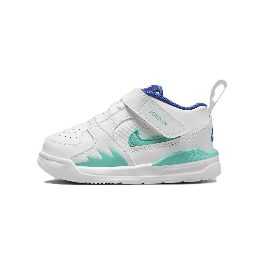 Jordan Stadium 90 Se Comfortable Casual Non-Slip Wear-Resistant Low-Top Walking Shoes Baby Shoes White Green HJ3519-100
