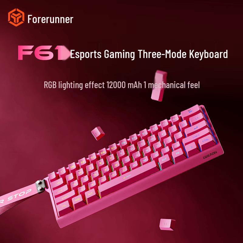 EWEADN F61 Tri-Mode Wireless Mechanical Feel Keyboard