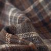 Maillard Retro Plaid Wool A-Line Skirt - Women's Mid-Length for Autumn/Winter