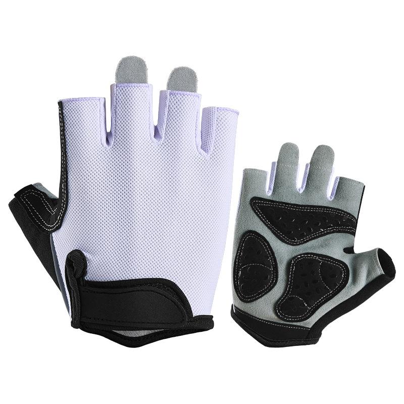 Children's Half finger Cycling Gloves  Non Slip Wear Resistant Outdoor Balance Bike Bicycle Wheel Skating, Climbing Horizontal Bar Sports Gloves