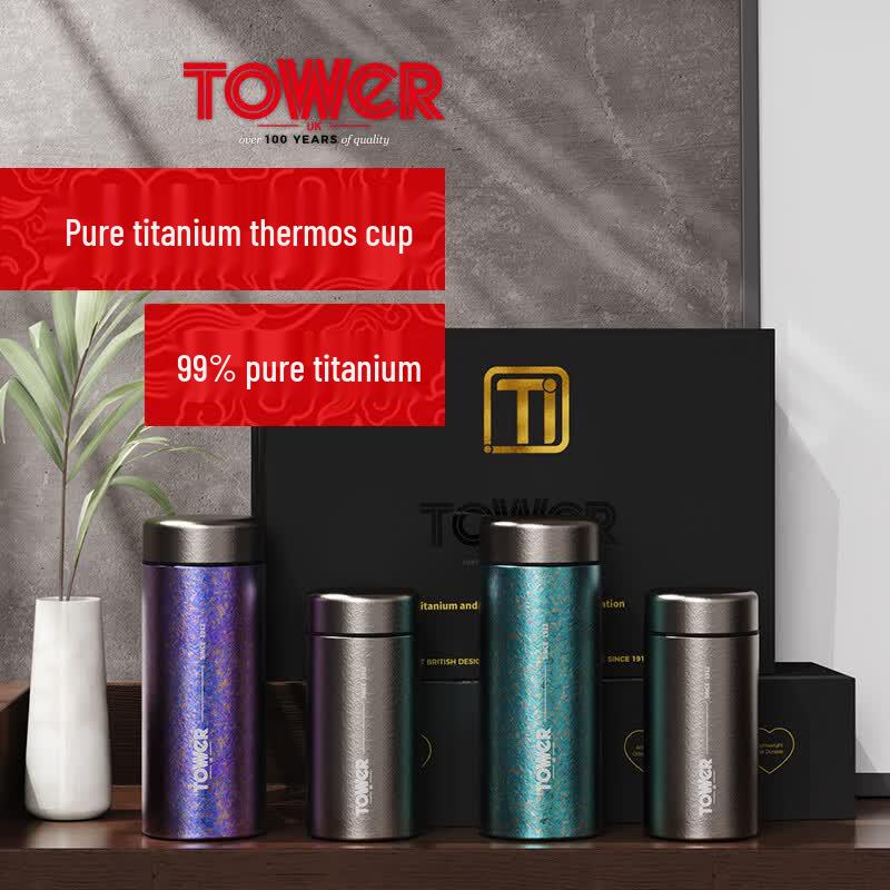 TOWERUK Titanium Insulated Travel Mug фиолетовый