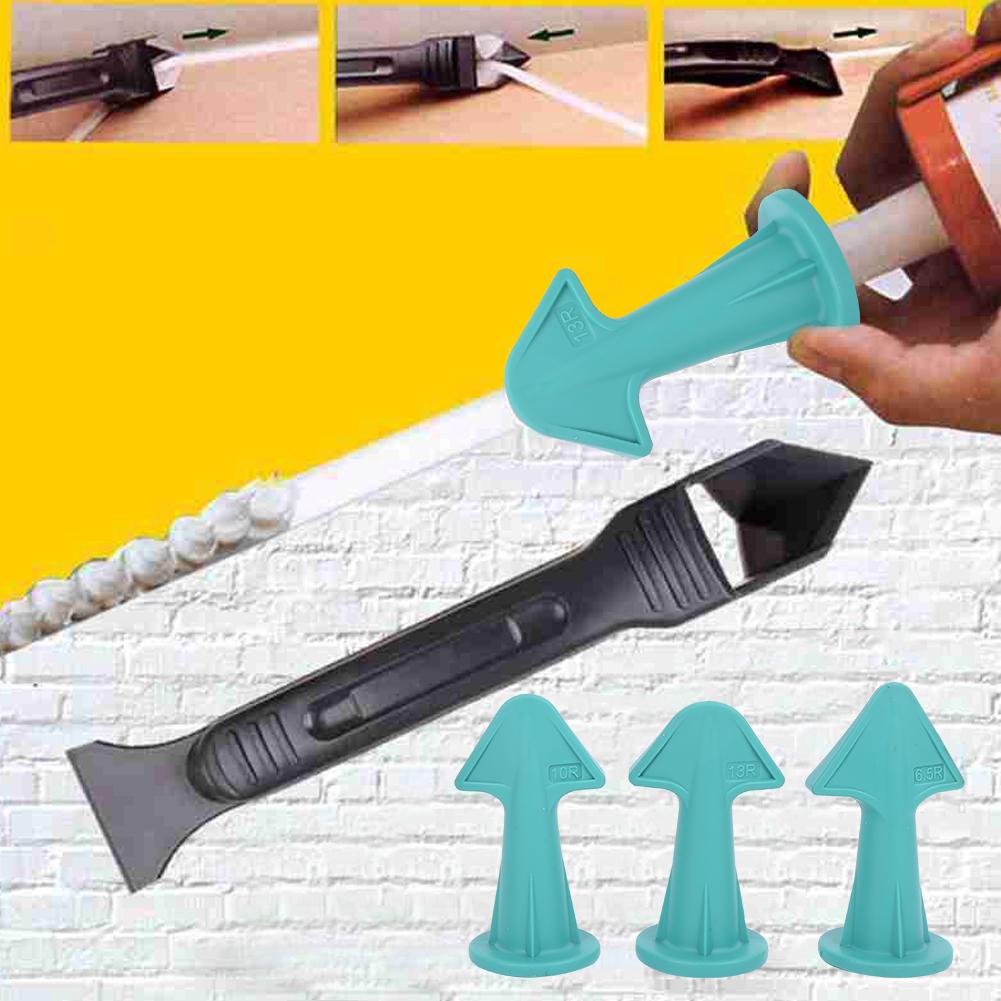 

4PcsSet Rubber Caulking Finisher Remover Floor Ceramic Tile Sealant Scraper Kit Finishing Tools