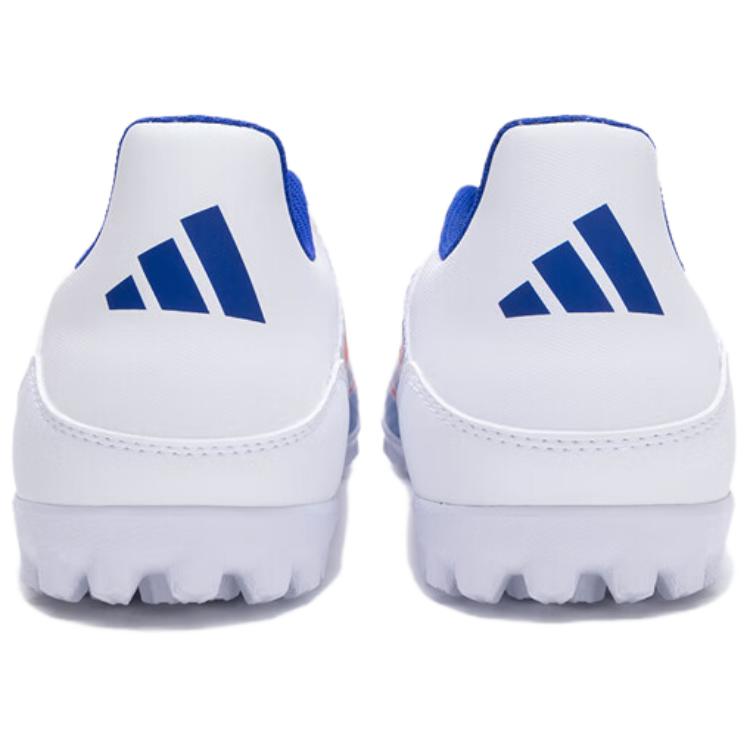 Adidas F50 Series Club Comfortable TF (Rubber Studs) Artificial Turf Soccer Shoes Unisex Soccer Shoes Blue White Orange IF1348