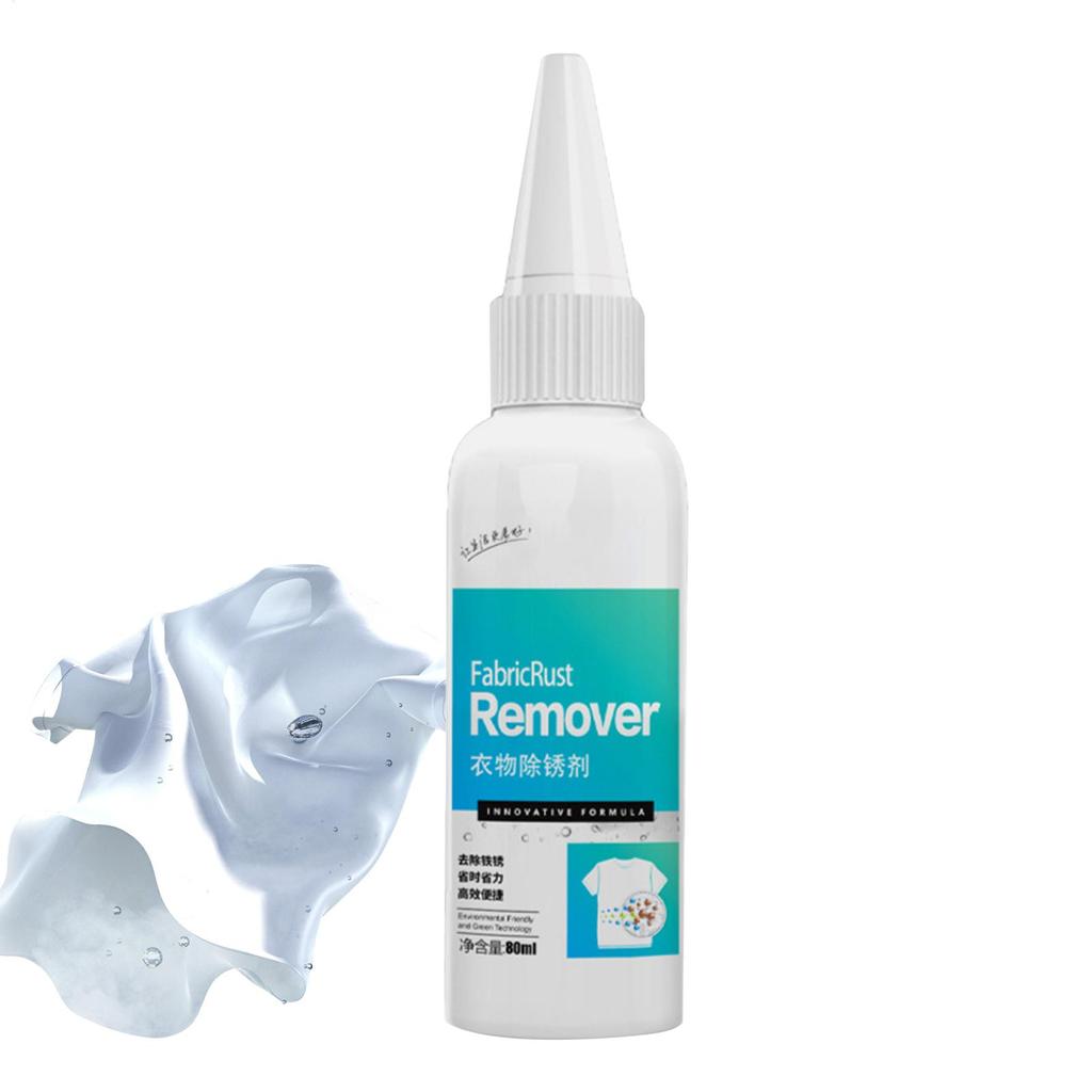 1pc Fabric Rust Remover 80ml Garment Stubborn Stain Cleaner Quick And Easy Dirt Removal Clothing Cleansing Agent For Copper Rust