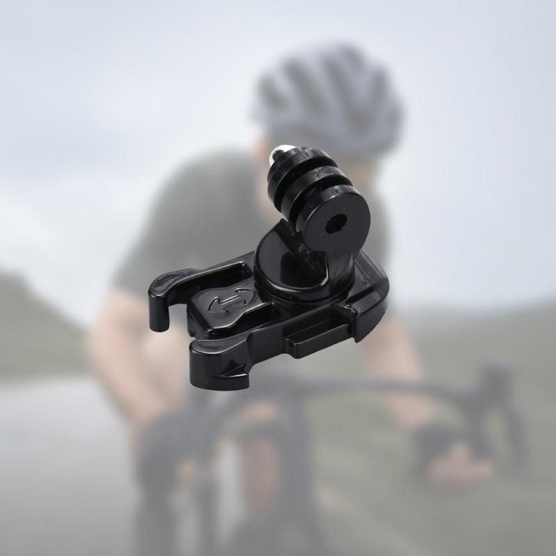 Action Camera Rotate Base Mount with 360Rotation Quick Release Buckle for Enhanced View in Outdoor Sports Activity