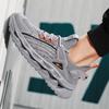 Warrior Casual Versatile Fashion Breathable Comfortable Simple Lightweight Increased Height Low-Top Lifestyle Shoes Men sneakers Gray WXY(ZA)-470404