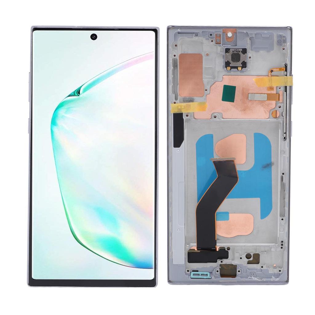 6.8in Phone Screen with Frame and Repair Tools Touch Screen Display Digitizer Assembly for Galaxy Note 10 Plus SM N97