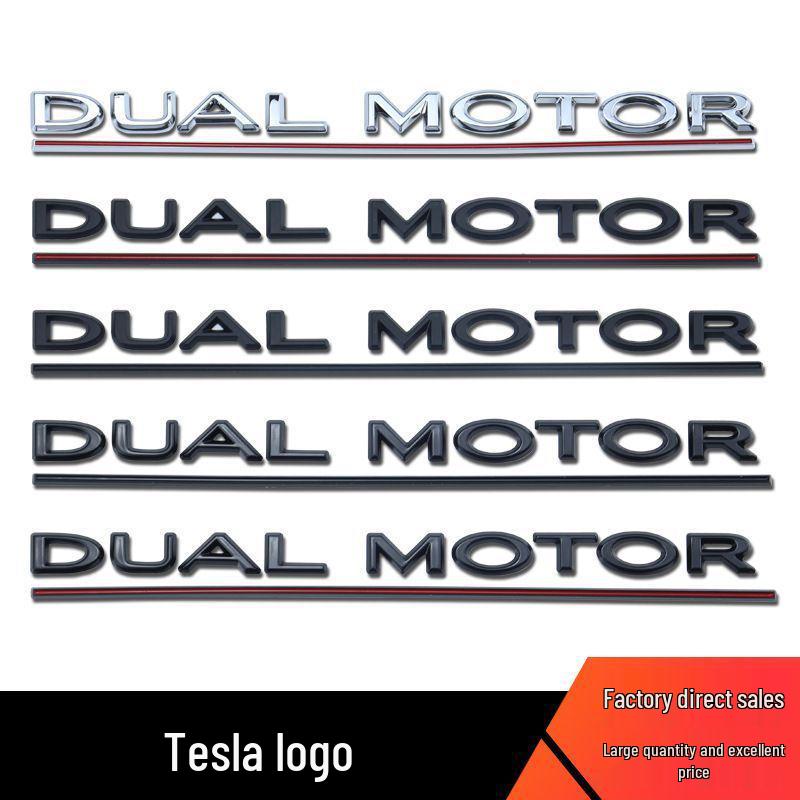 Tesla Model 3 Dual Motor High-Performance Tail Logo Badge