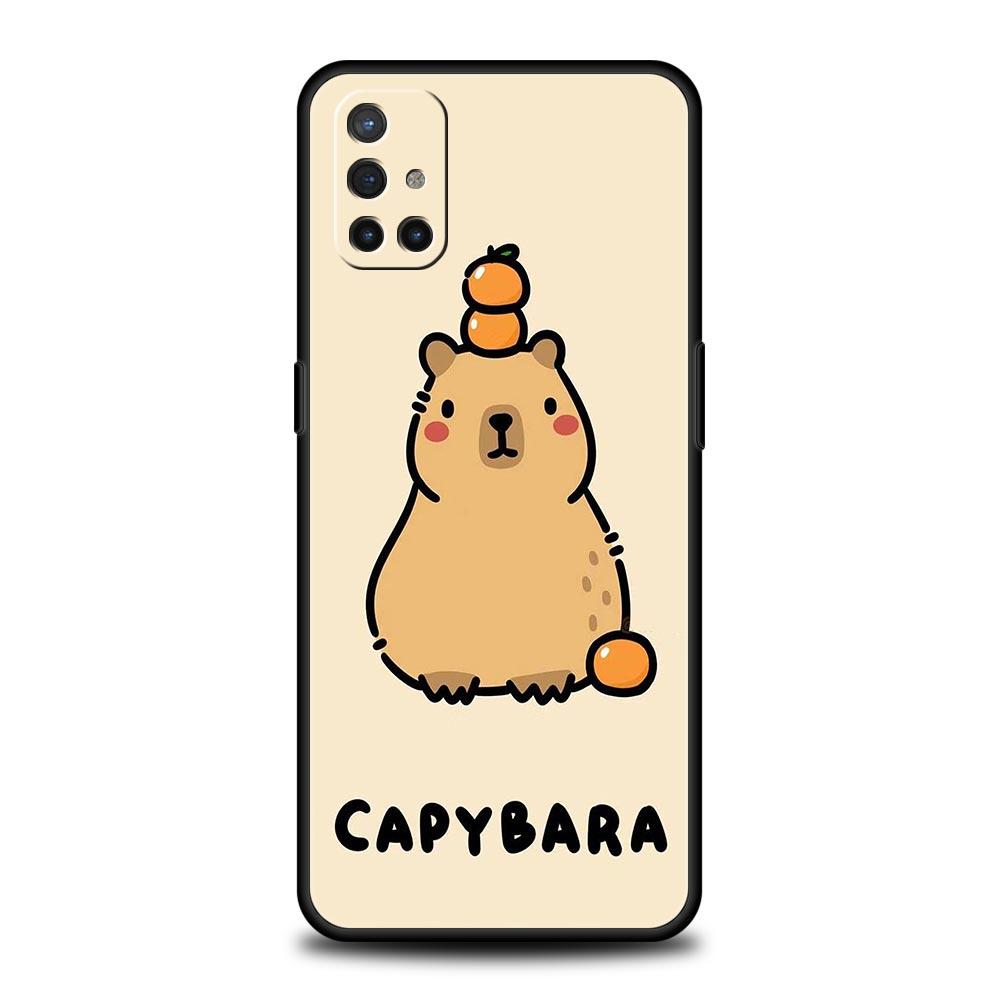 Anime Capybara Porpoise Phone Case For OnePlus 13 12 11 10 9 8 7T Pro 13R 12R 10R 9RT 8T Nord N200 N30 2T CE 2 3 5G Lite Cover