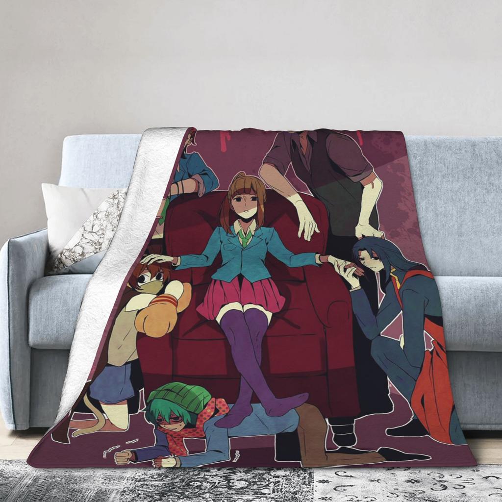 YTTD Anime Shin Sou Idk Sara Blankets Your Turn To Die Game Fuzzy Funny Breathable Throw Blanket for Home  Winter