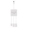 3in1 Micro USB HUB OTG Male to Female Dual USB 2.0 Adapter Cable for Samsung