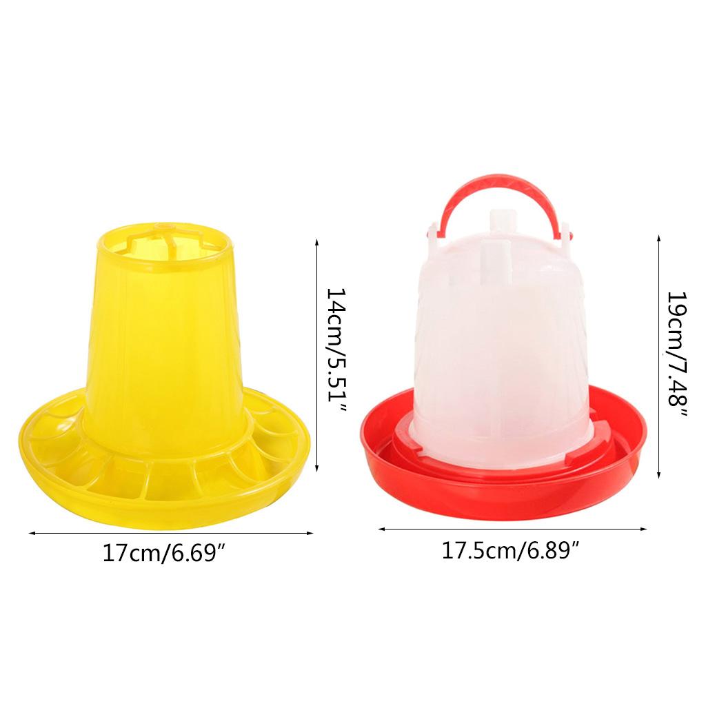 Chick Feeder Waterer Poultry Water Can Automatic Poultry Water Food Containers