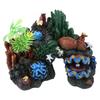 Colorful Artificial Resin Coral Cave Decor for Marine Fish Tank Aquarium Ornament