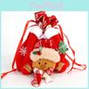 Adorable Cartoon Style Santa Claus Candy Bag For Christmas Gift Giving Fun