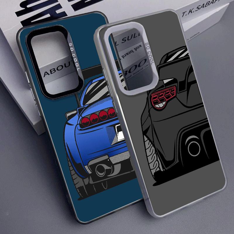 JDM Sportwagen Minimalistisches Design Weiche Handyhülle für Samsung A17 A16 A15 A14 A13 A57 A56 A55 A54 A53 A37 A36 A35 A34 A33 A26 A2