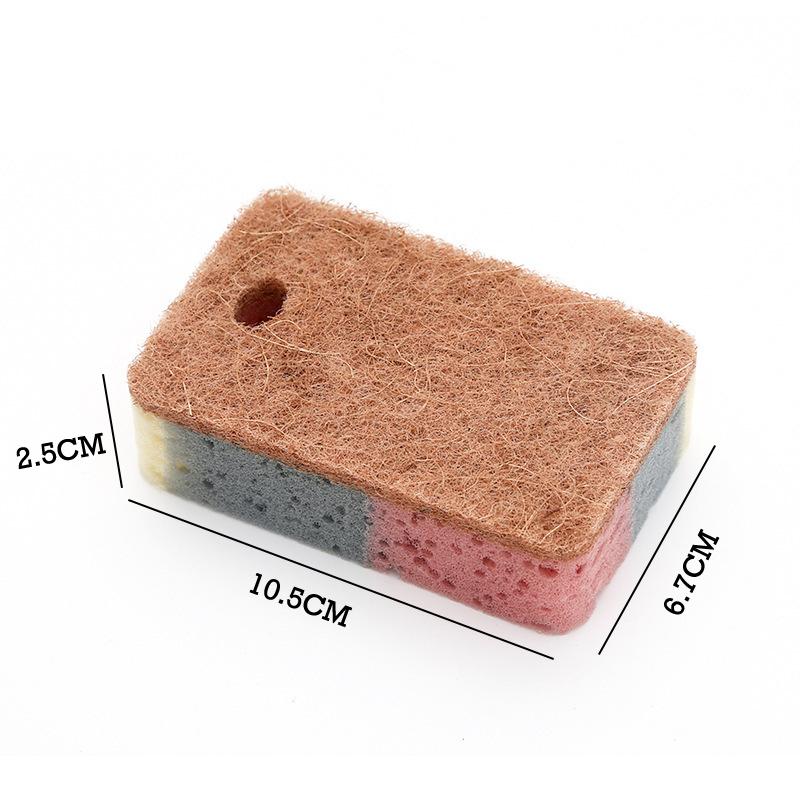 Xiaomi 5/10 STÜCKE Küchenreinigungsschwamm Holzzellulose Baumwolle Geschirrspülschwamm Scheuerschwamm Wiederverwendbarer Schwamm Radiergummi Küchenreinigungswerkzeuge