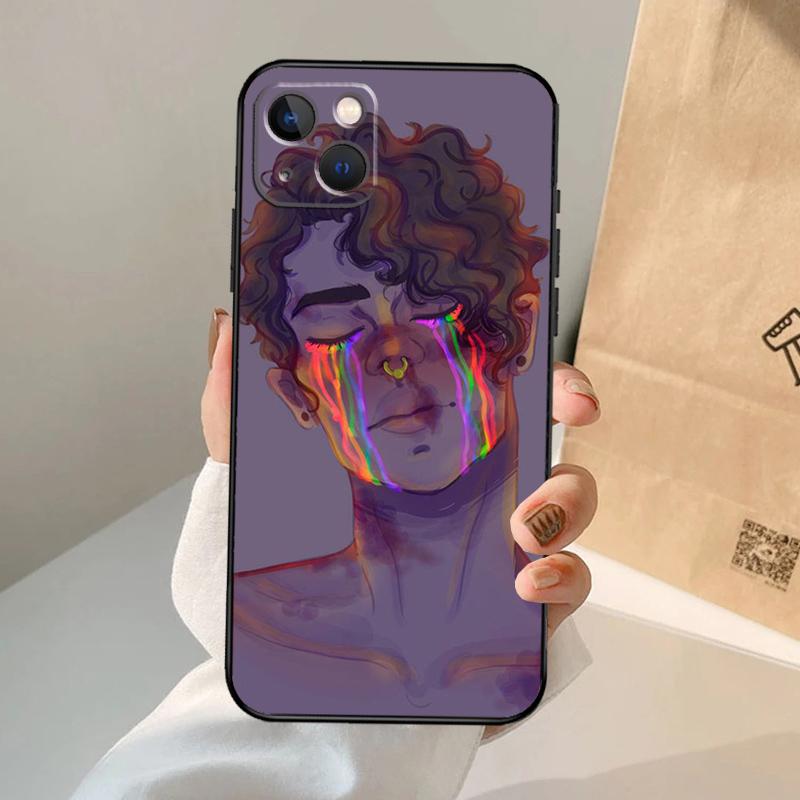 Gay Lesbian LGBT Rainbow Pride Phone Case For iPhone 17 Air 16 15 14 13 11 12 Pro Max 13 12 mini 15 16 Plus 16e Cover Coque