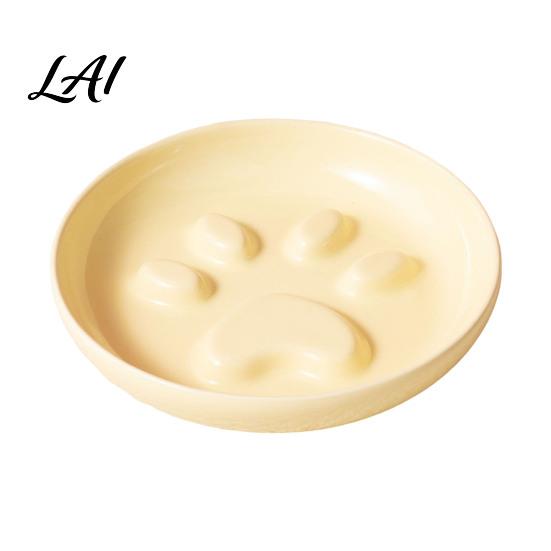 Slow Eating Pet Dish Ceramic Feeder Bowl Feeding Dog Prevents Non Tip Bowl Choking And Vomiting Food for Cats Dogs