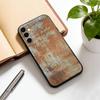 Retro Industrieller Stil Rostige Handyhülle Schwarzes Silikon Weich Für Samsung Galaxy A73,A72,A71,A70,A53,A52,A51