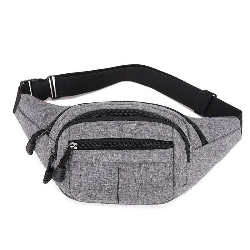 Fanny pack Men's casual bag New men's shoulder chest bag Lightweight sports travel bag Men's messenger bag
