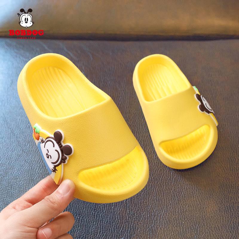 Bobdog Kids' Cute Cartoon Non-Slip Summer Slippers for Indoor and Outdoor Use