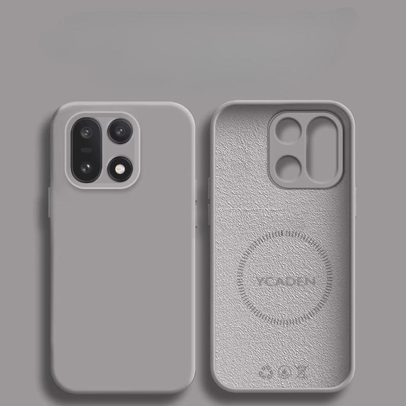 Per Custodia in Silicone Liquido Per Oneplus 1 Pelle Morbida Liscia Magnetica Ricarica Wireless Cover Paraurti Per Oneplus 1 1+1